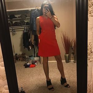 Red Work Dress by Tabitha